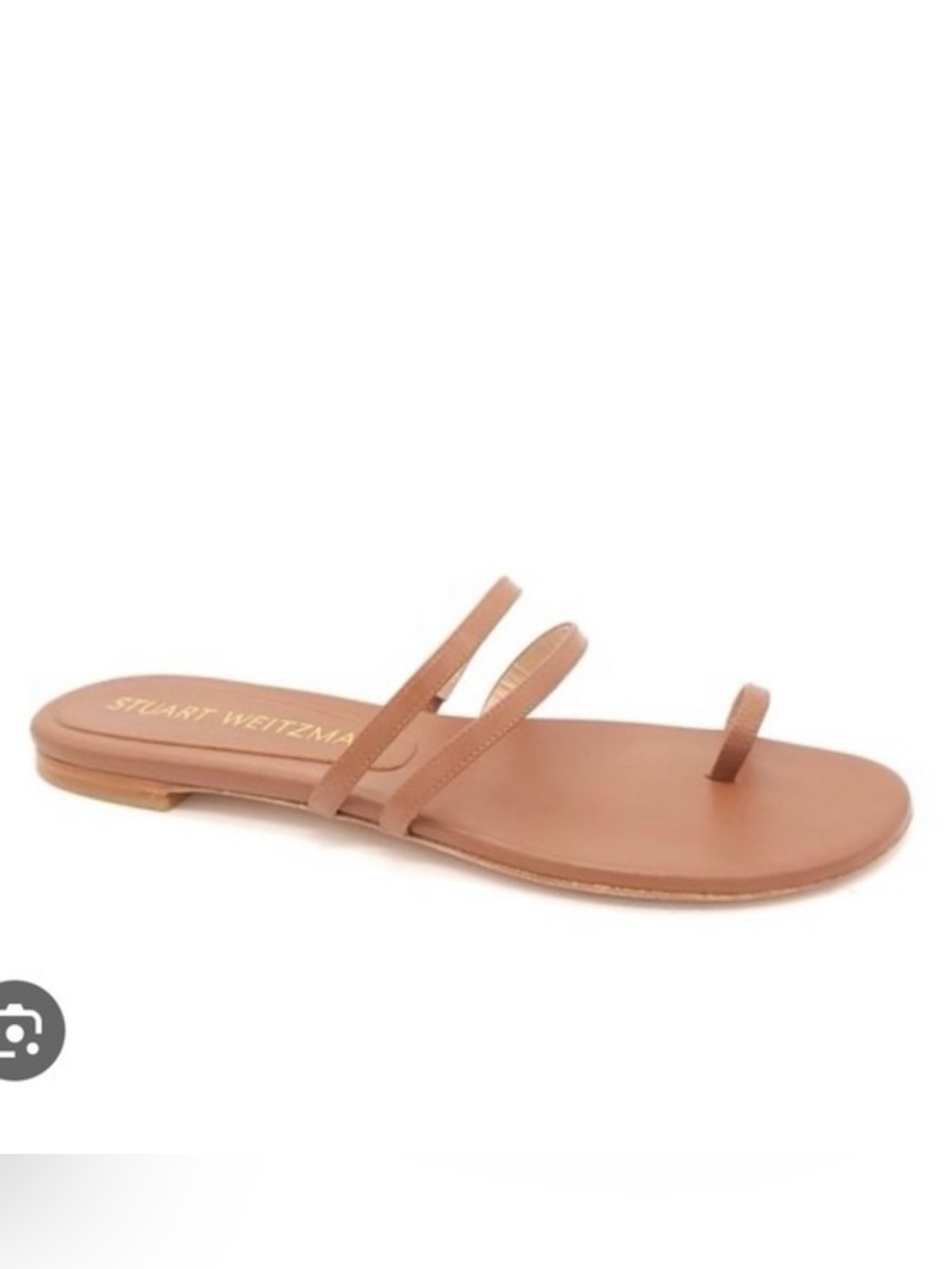 Stuart Weitzman Sandals Leonita
Flat Sandals 9.5 Brown Cognac Leather